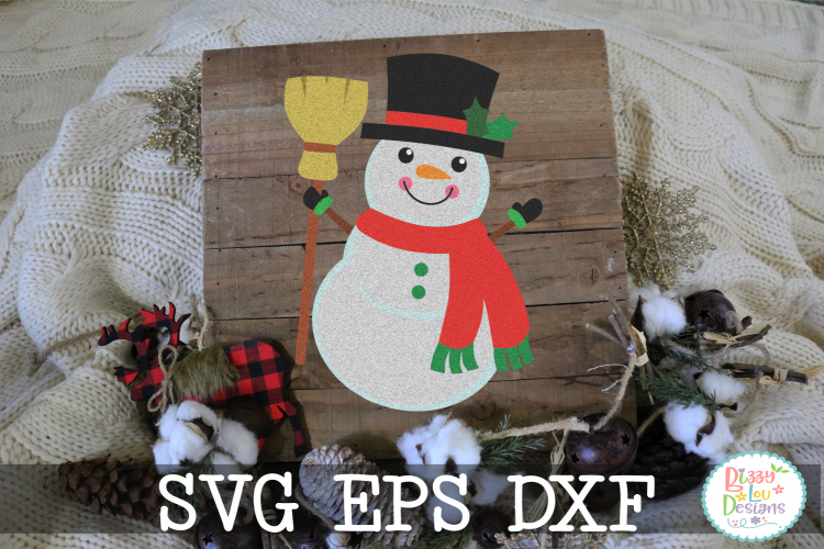Snowman svg dxf eps - cutting file