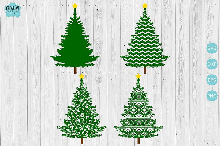 Christmas Trees Svg Bundle