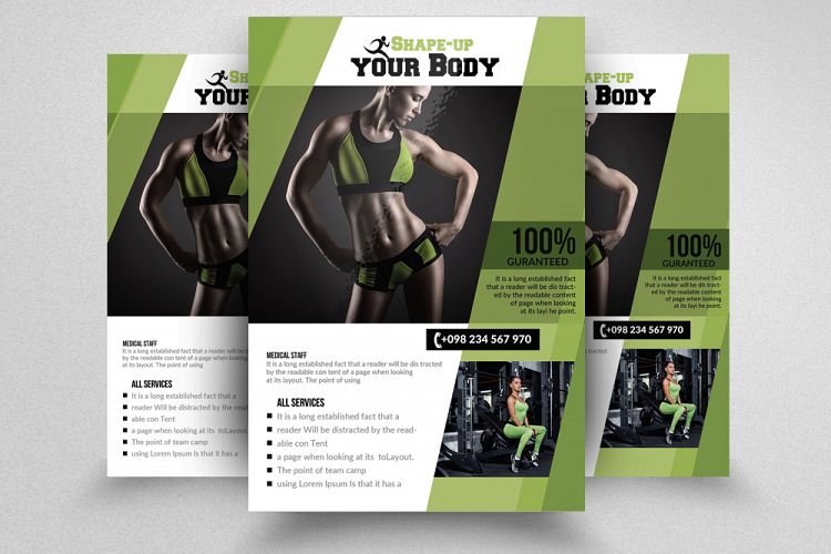 Body Fitness Promotion Flyer