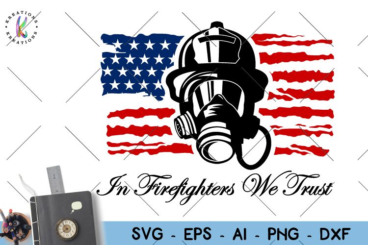 Firefighter svg Firefighter American flag svg Gas mask svg