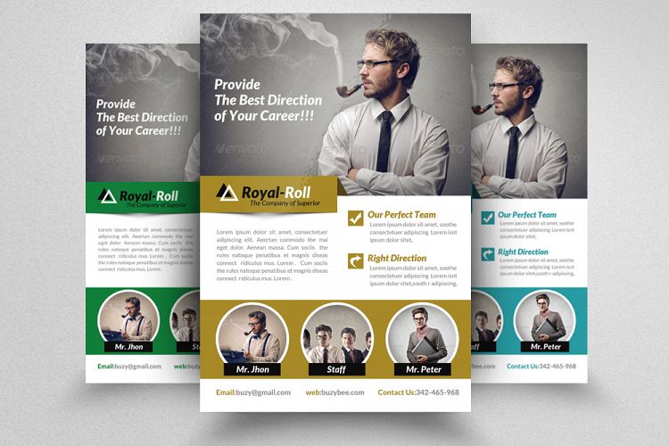 Business Solutions Consultant Flyer Template