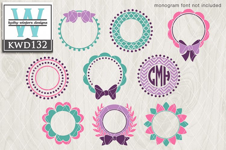 Monogram Frames SVG - Monogram Bundle