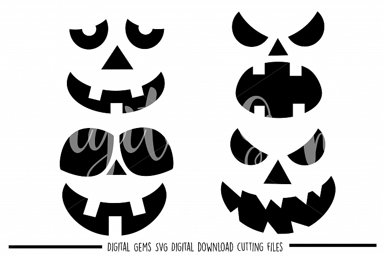 Pumpkin face SVG / PNG / EPS / DXF files