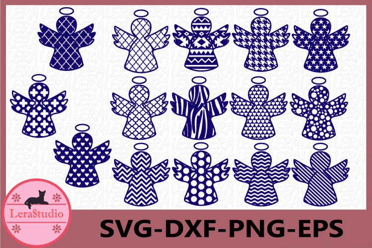 Download Christmas Angels Svg, Christmas Angel Cut File, Angel ...