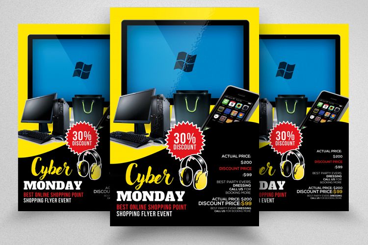 Cyber Monday Flyer Template Vol-05