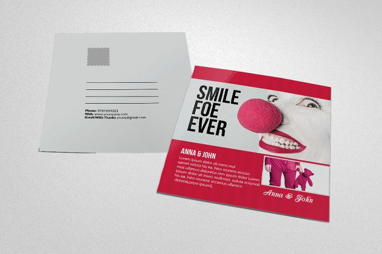Smile Forever Postcard