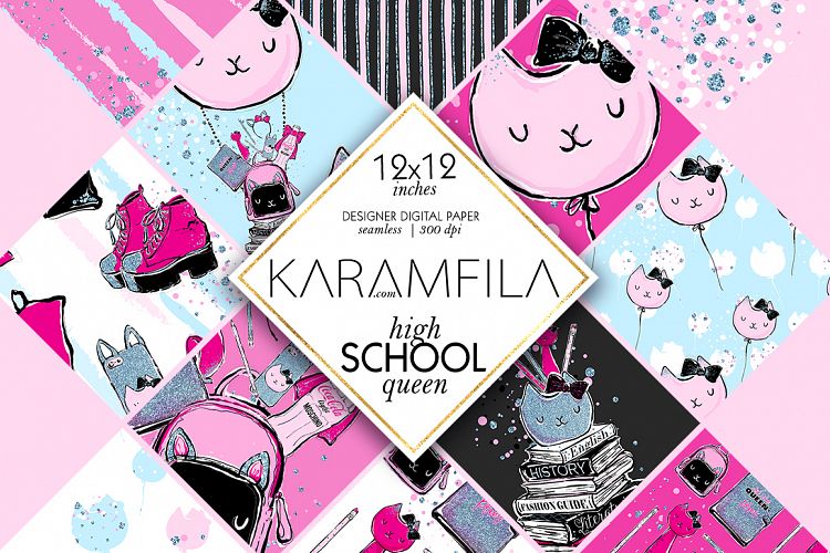 Back to School Girly Patterns