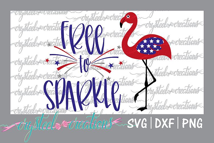 Free to sparkle -Flamingo