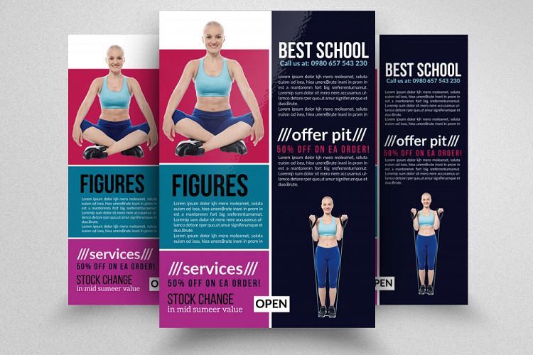 Body Fitness Flyer Template
