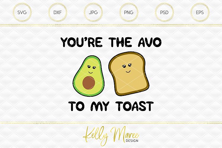 Avocado & Toast SVG File