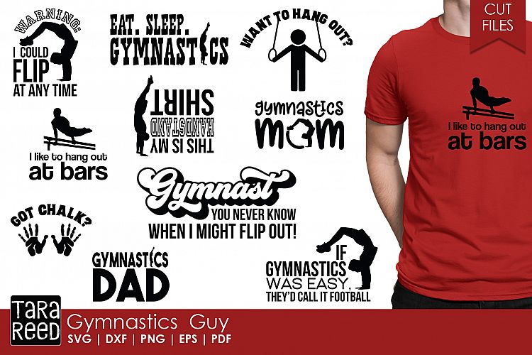 Download Gymnastics Guy - Gymnast SVG and Cut Files for Crafters (298204) | Cut Files | Design Bundles