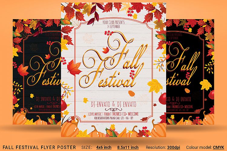 Fall Festival Flyer Poster