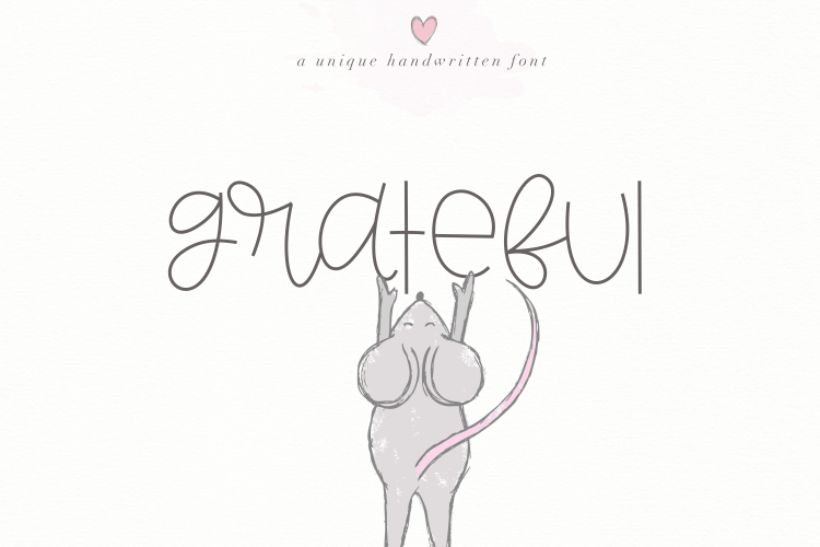 Grateful - Handwritten Font