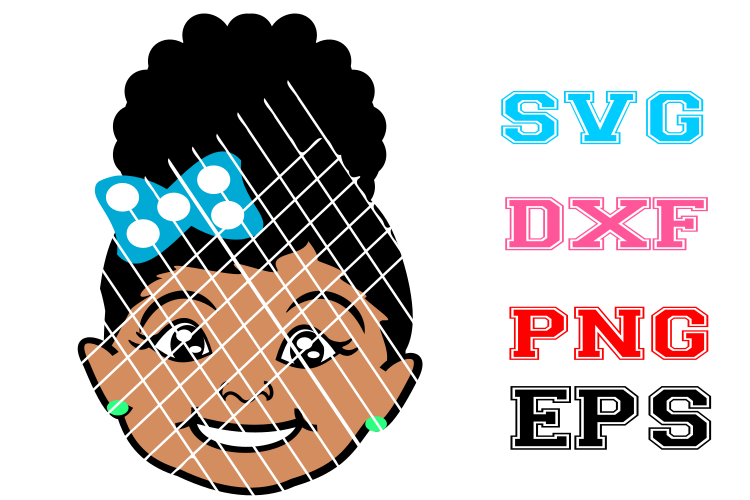 Elsie Svg, Afro toddler girl svg, Baby svg