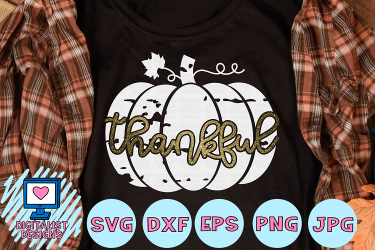 thankful SVG | pumpkin SVG | Thanksgiving SVG