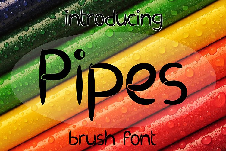 EP Pipes - Brush Font