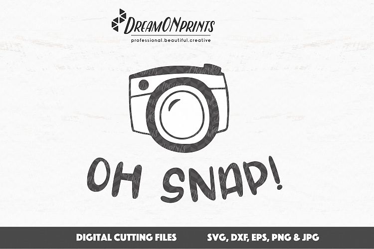 Oh Snap - Camera SVG Cutting Files