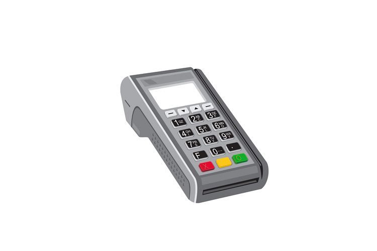 Point of Sale POS Terminal Retro
