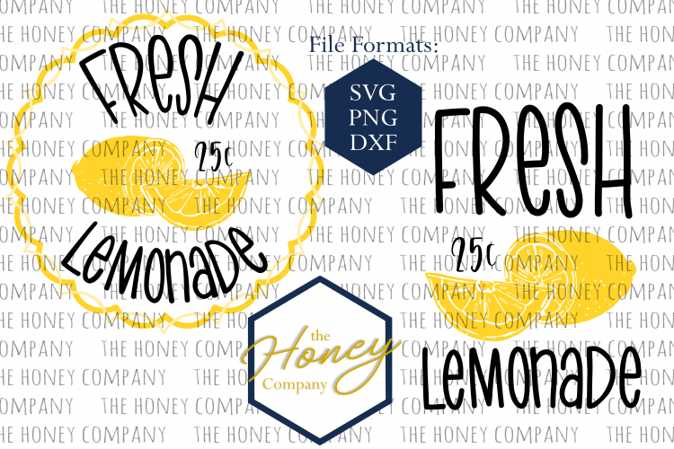 Download Fresh Lemonade SVG PNG DXF Lemon Summer Hand Lettered Sign ...