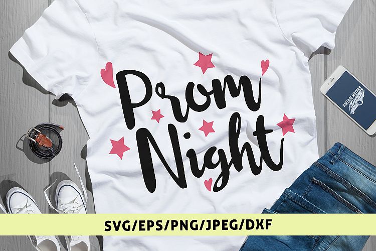 Prom Night - Graduation SVG EPS DXF PNG Cutting Files