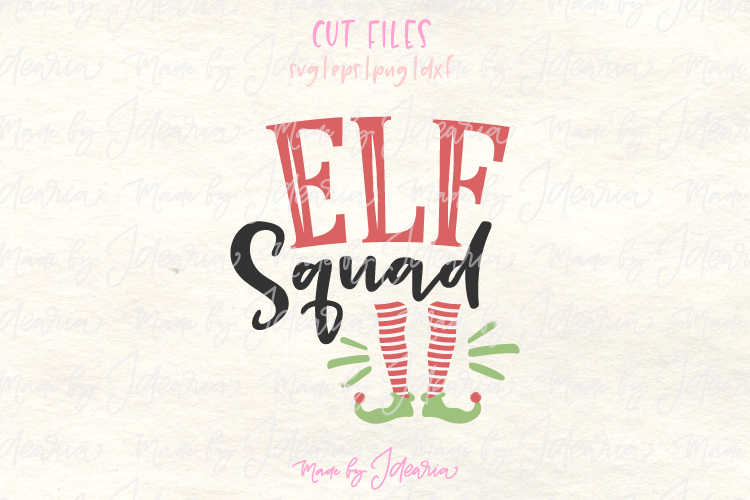 Elf Squad and Elf Legs Christmas Svg