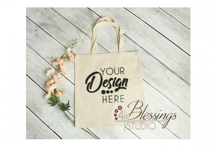 Download Tote Bag Mockup Canvas Tote Mockup Natural Tote Mock Up (144027) | Mock Ups | Design Bundles