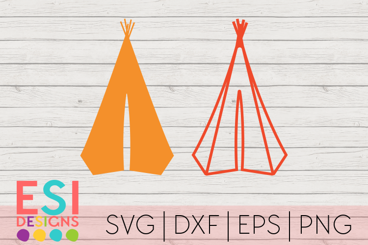 Camping SVG | Teepee Designs |SVG, DXF, EPS and PNG