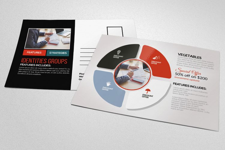 Business Training Agency Postcard