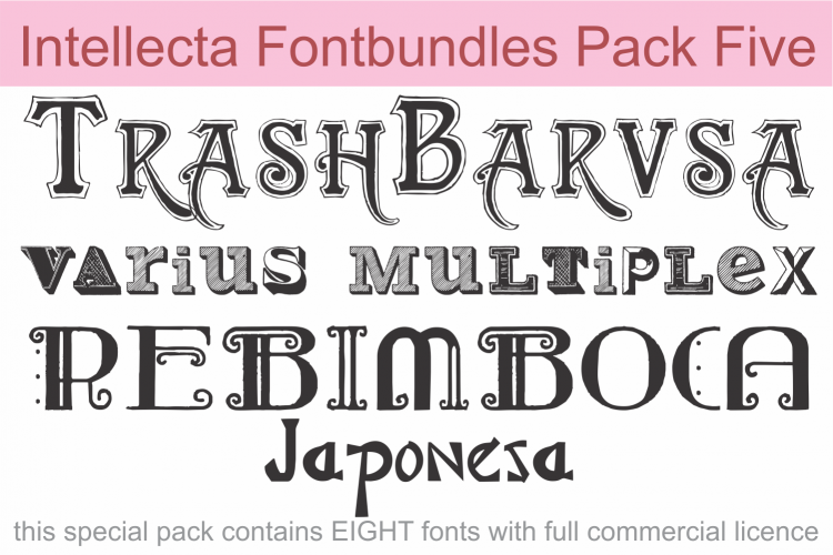 Intellecta Fontbundles Pack Five