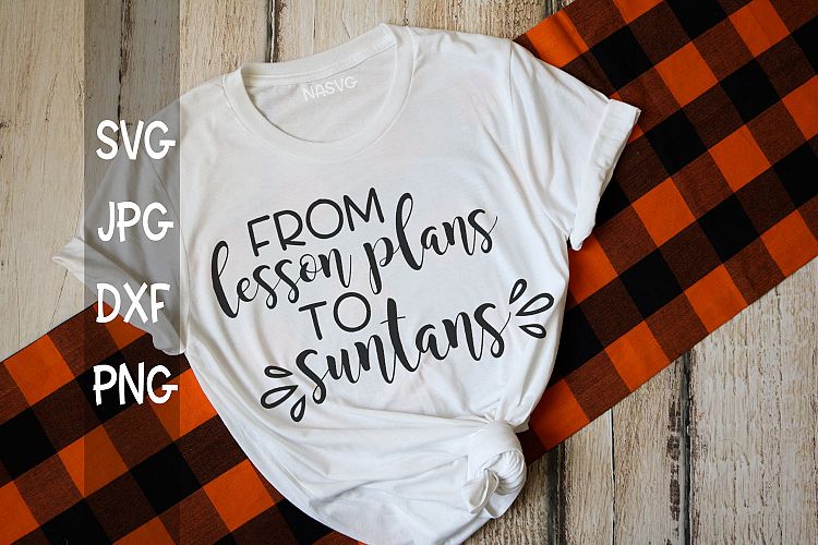 From lesson plans to suntans, Teacher, Summer, SVG