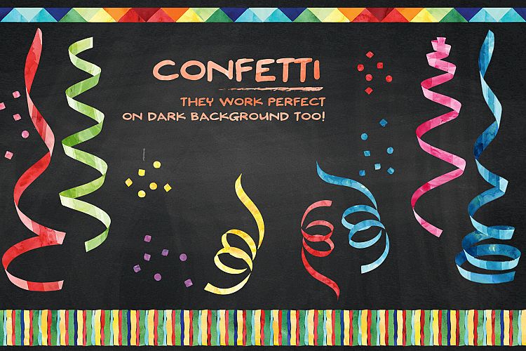 Confetti - Watercolor Illustrations