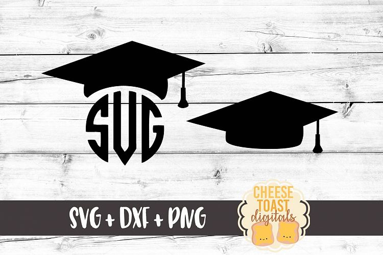 Download Graduation Caps - Monogram Graduation SVG PNG DXF Cut File ...