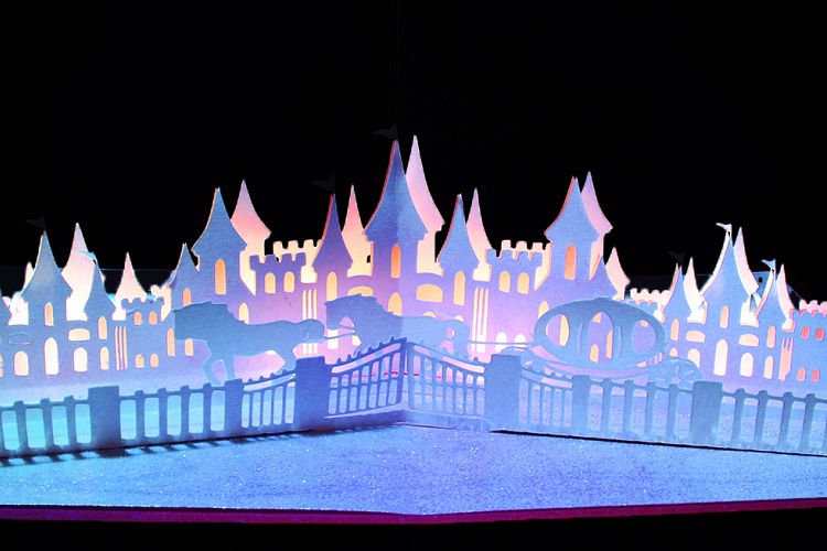 Magical Castle pop up card