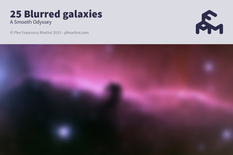 25 Blurred galaxies example image 1