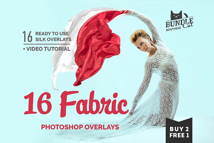 16 Fabric Photo Overlays
