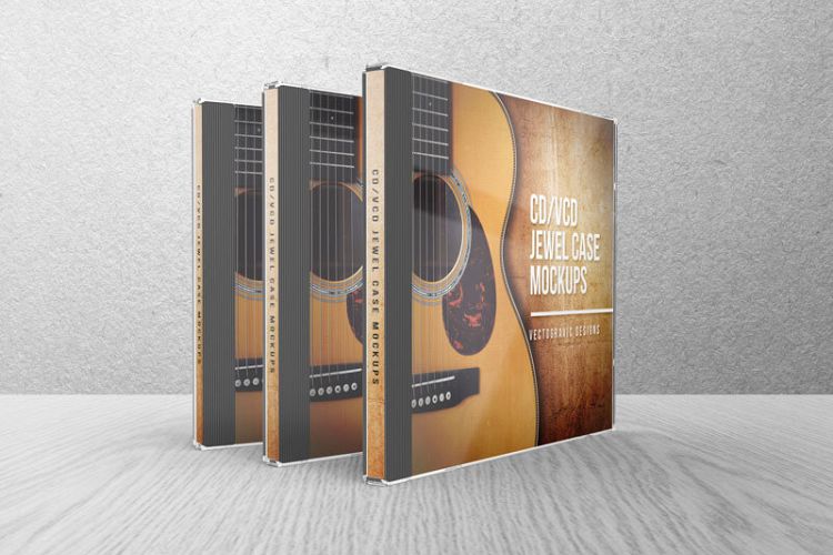 CD VCD Jewel Case Mockups