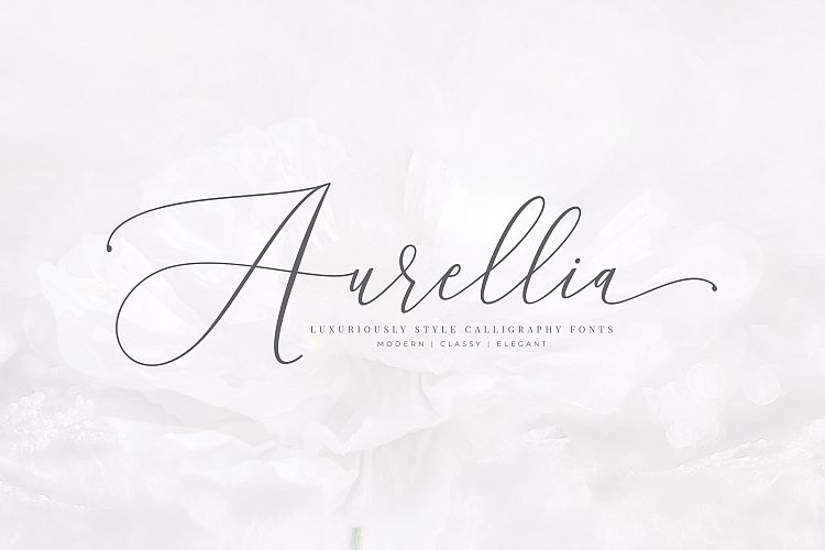 Aurellia Script Classy Fonts