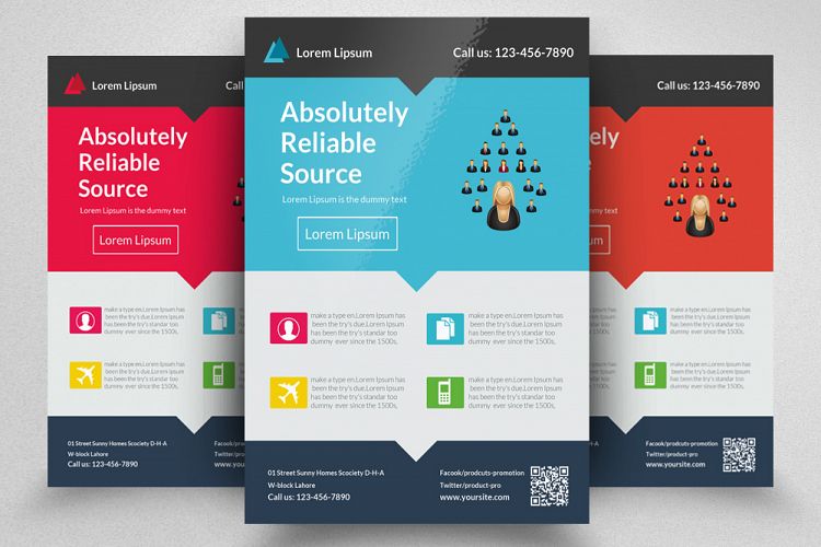 Public Relationship Flyer Template