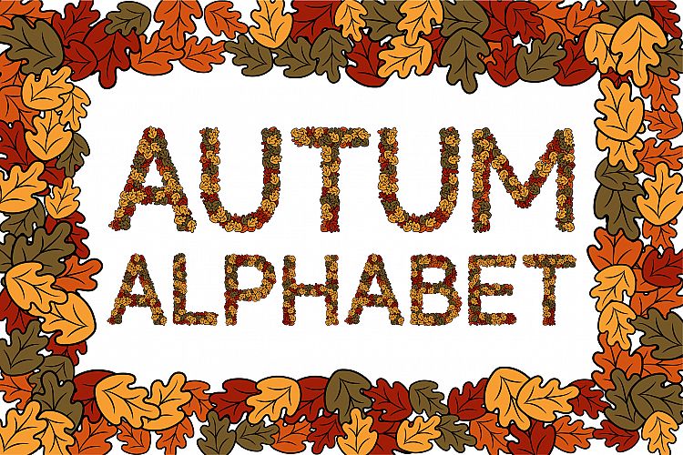 Autum Alphabet- SVG Bundle