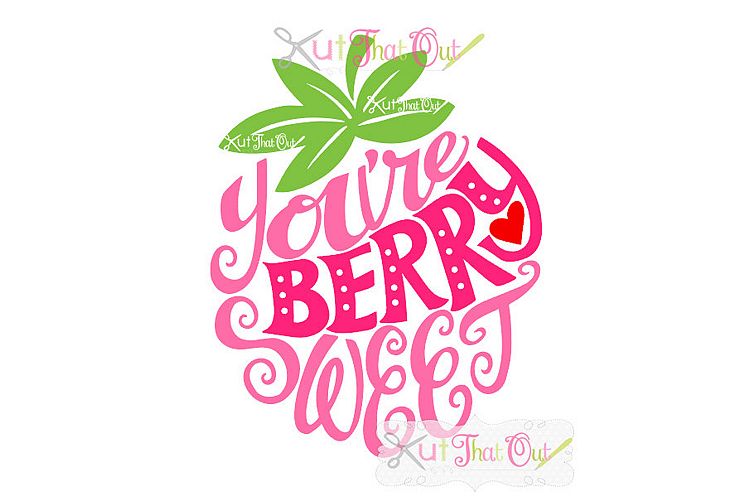 EXCLUSIVE Berry Sweet SVG & DXF Cut File