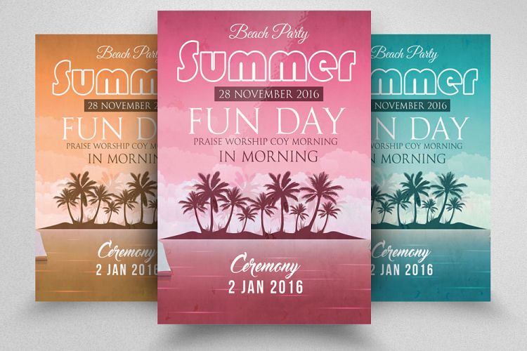 Summer Picnic Party Flyer