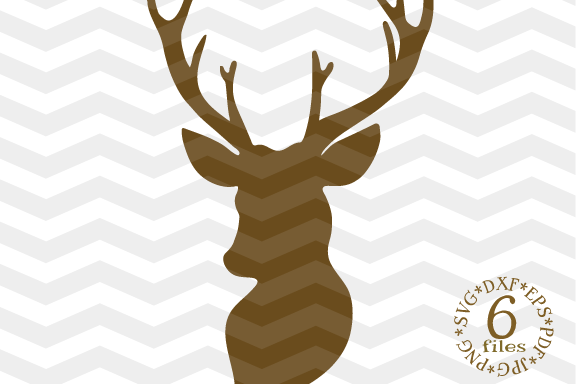 Deer Head SVG - Deer Cut Files SVG - Deer SVG -Cutting File