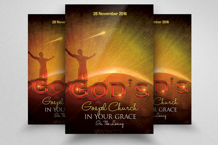 Grace Of God Church Flyer