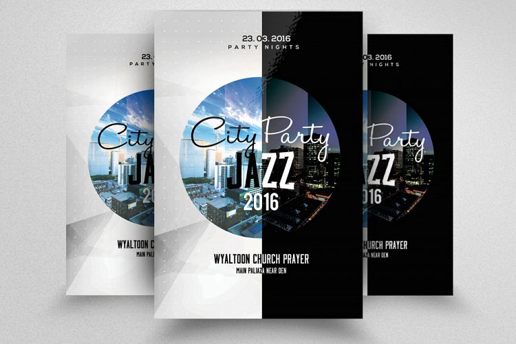 Jazz Music Party Flyer