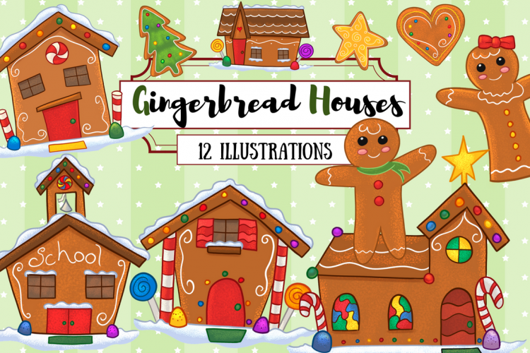 Gingerbread Houses Christmas Collection