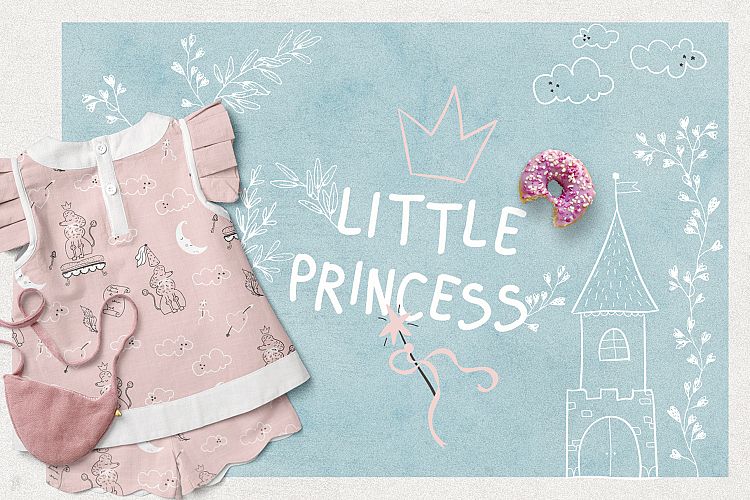 Little Princess. Illustrations & Patterns