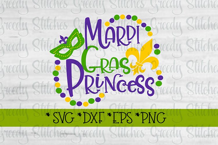 Mardi Gras Princess| Mardi Gras SVG DXF EPS PNG