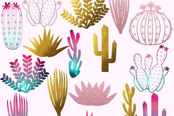 Cactus Silhouette Clipart