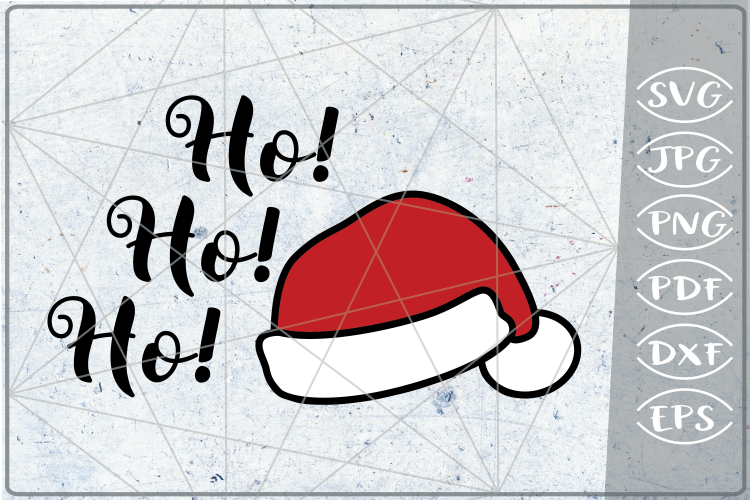 Download Ho! Ho! Ho! Santa Laugh SVG Quote SVG Merry Christmas Print