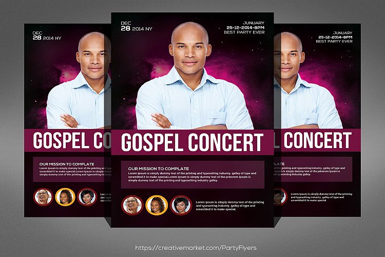Gospel Concert Flyer